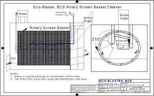 Rotary Screen Basket Cleaner